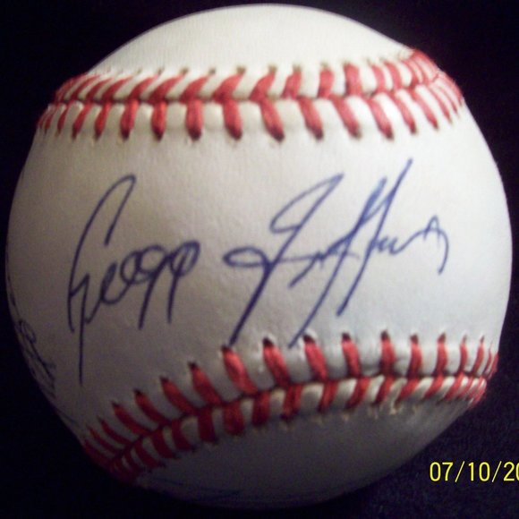 NY METS WORLD SERIES RAWLINGS OFFICIAL BALL NATIONAL LEAGUE SIGNED BY GARY CARTE - Picture 5 of 6